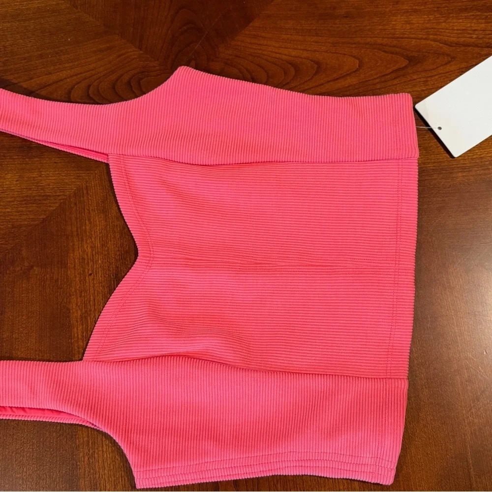 NWT lululemon Ribbed Softstreme Sweetheart Tank Glaze Pink Size M